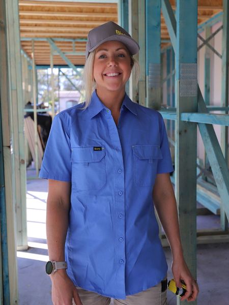 Bisley Ladies X Airflow Ripstop Shirt Short Sleeve (BISBL1414)