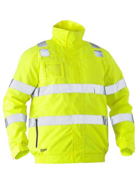 Bisley Hi Vis Taped Wet Weather Bomber Jacket (BISBJ6770T)