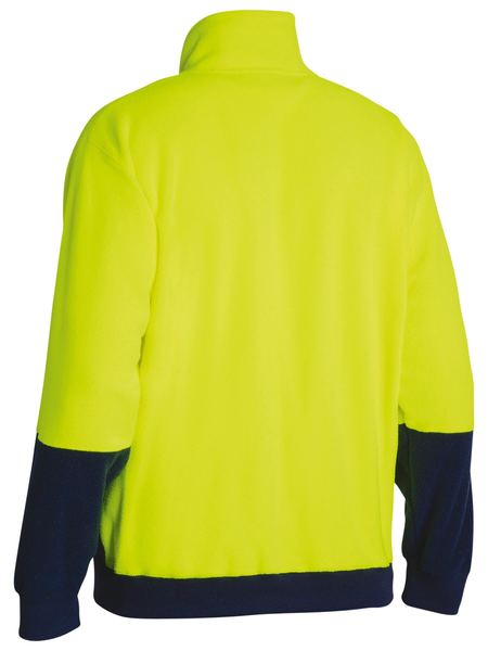Bisley Hi Vis Polar Fleece Zip Pullover (BISBK6889)