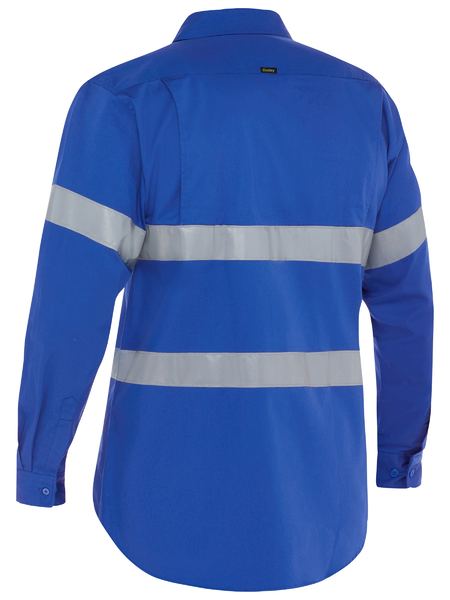 Bisley Taped Cool Lightweight Drill Shirt Long Sleeve (BISBS6883T)