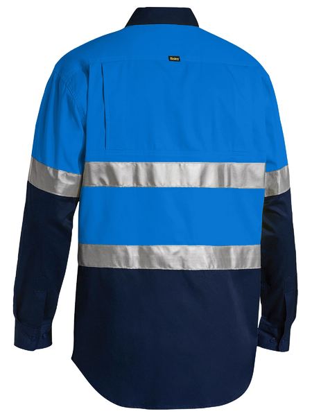 Bisley Hi Vis Taped Cool Lightweight Shirt Long Sleeve (BISBS6696T)