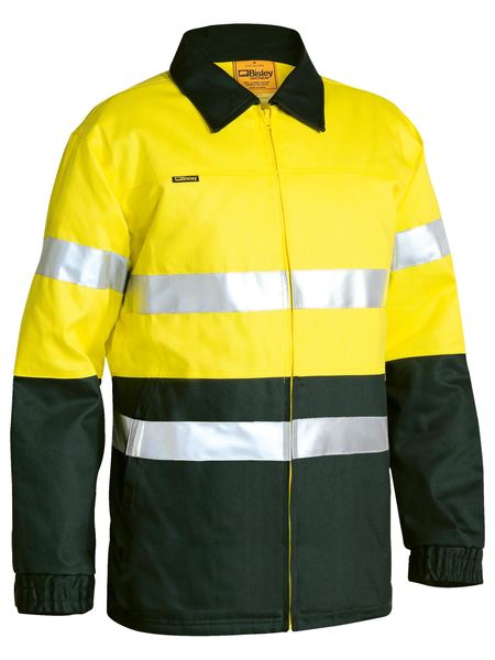 Bisley Hi Vis Taped Drill Jacket (Additional Colours)(BISBK6710T)