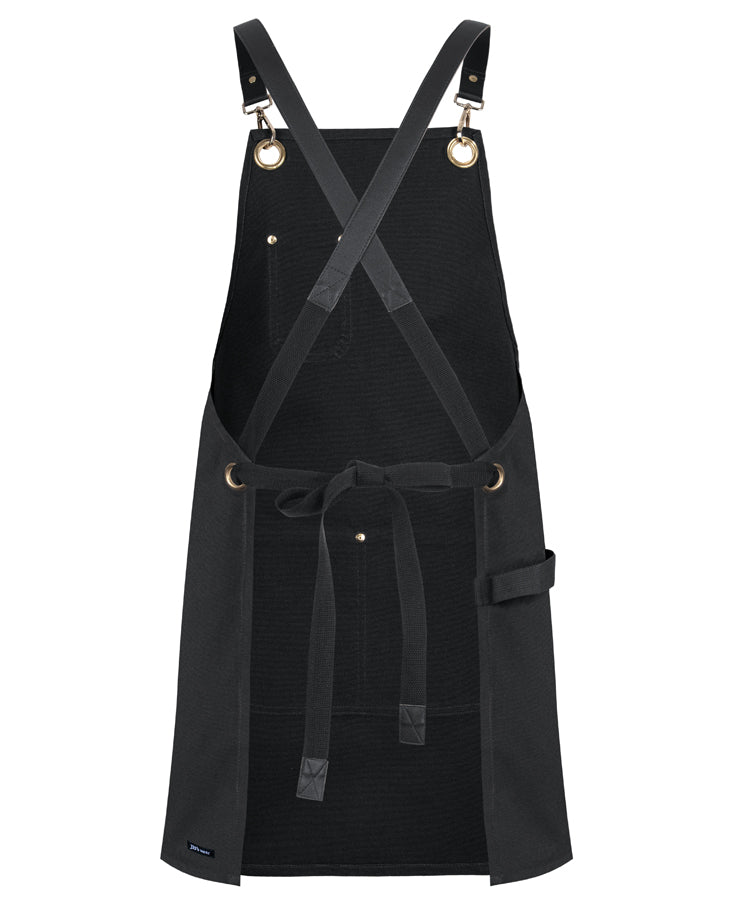 JB's Brass Eyelet Canvas Apron with PU Straps (JBS5ACBP)