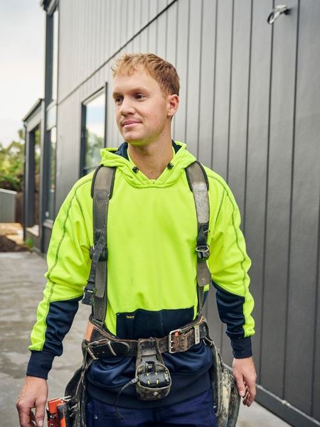 Bisley Hi Vis Fleece Hoodie Pullover (BISBK6619)