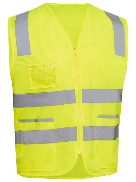 Bisley Hi Vis Taped Safety Zip Vest (BISBV0341T)