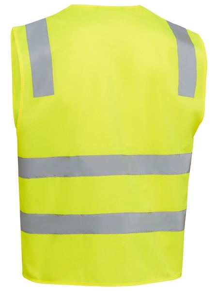 Bisley Hi Vis Taped Safety Zip Vest (BISBV0341T)