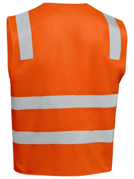 Bisley Hi Vis Taped Safety Zip Vest (BISBV0341T)