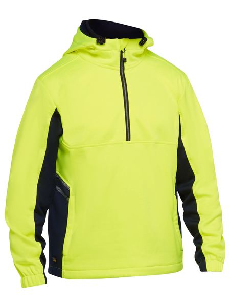 Bisley Hi Vis Liquid Repellent Fleece Hoodie (BISBK6571)