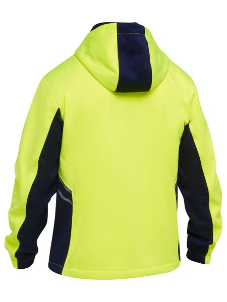 Bisley Hi Vis Liquid Repellent Fleece Hoodie (BISBK6571)