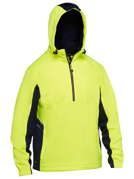 Bisley Hi Vis Liquid Repellent Fleece Hoodie (BISBK6571)