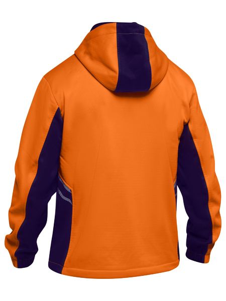 Bisley Hi Vis Liquid Repellent Fleece Hoodie (BISBK6571)
