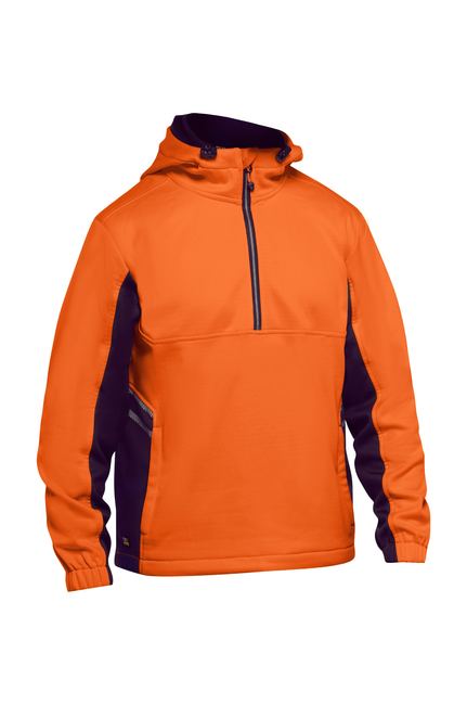 Bisley Hi Vis Liquid Repellent Fleece Hoodie (BISBK6571)