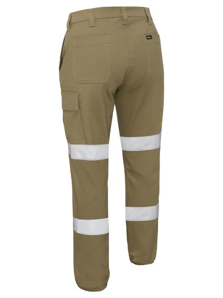 Bisley Ladies Taped Stretch Cotton Drill Cargo Pants (BISBPLC6008T)