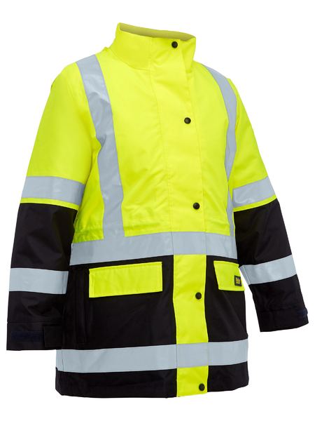 Bisley Hi Vis Ladies Taped 5 in 1 Rain Jacket (BISBKL6975)