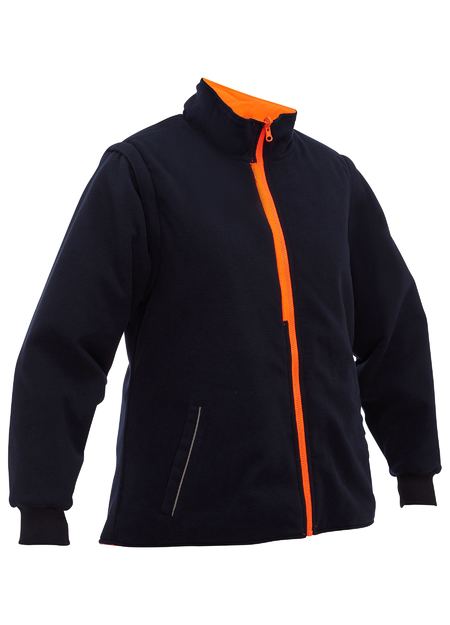 Bisley Hi Vis Ladies Taped 5 in 1 Rain Jacket (BISBKL6975)
