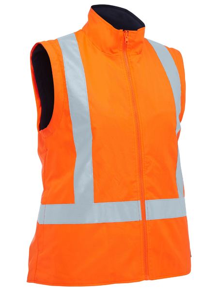 Bisley Hi Vis Ladies Taped 5 in 1 Rain Jacket (BISBKL6975)