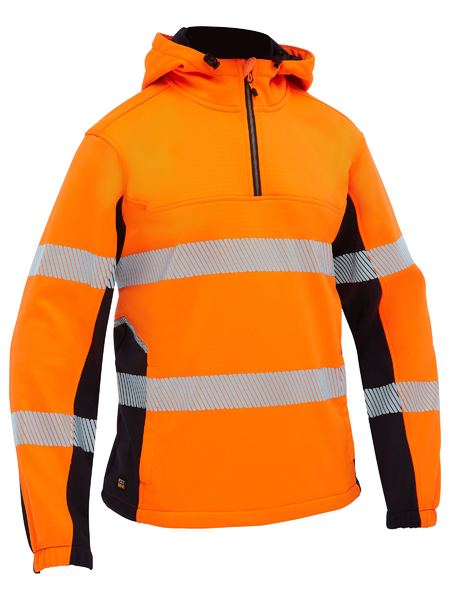 Bisley Hi Vis FLX & Move Taped Liquid Repellent Fleece Hoodie (BISBK6571T)