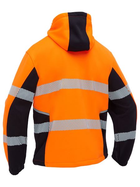 Bisley Hi Vis FLX & Move Taped Liquid Repellent Fleece Hoodie (BISBK6571T)