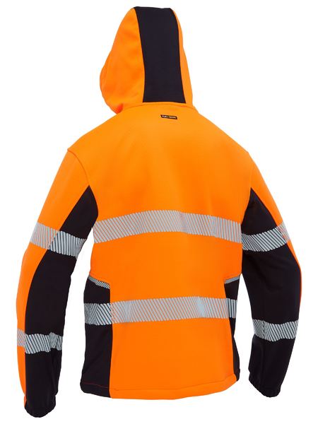 Bisley Hi Vis FLX & Move Taped Liquid Repellent Fleece Hoodie (BISBK6571T)