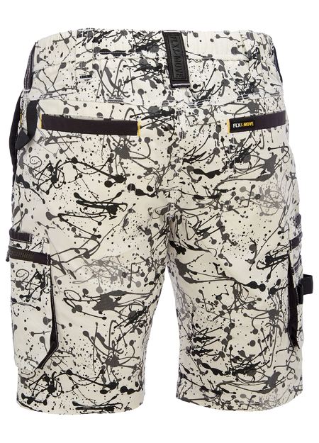 Bisley FLX & Move Stretch Canvas Camo Cargo Shorts (BISBSHC1337)