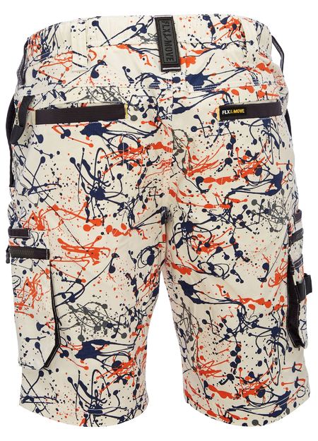 Bisley FLX & Move Stretch Canvas Camo Cargo Shorts (BISBSHC1337)