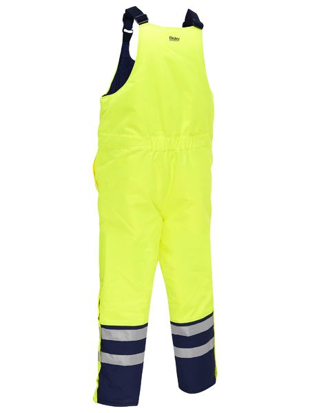 Bisley Hi Vis Taped Freezer Bib & Brace Coverall (BISBAB6452T)