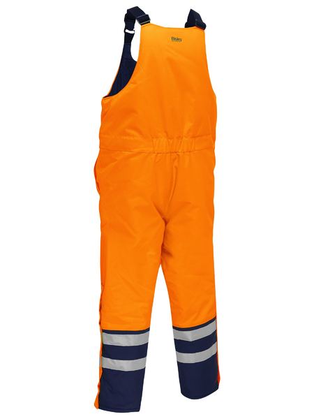 Bisley Hi Vis Taped Freezer Bib & Brace Coverall (BISBAB6452T)