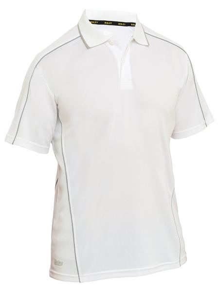 Bisley Cool Mesh Polo with Reflective Piping Short Sleeve (BISBK1425)