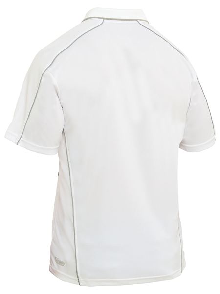 Bisley Cool Mesh Polo with Reflective Piping Short Sleeve (BISBK1425)