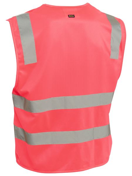 Bisley Hi Vis Taped Safety Zip Vest (BISBV0341T)