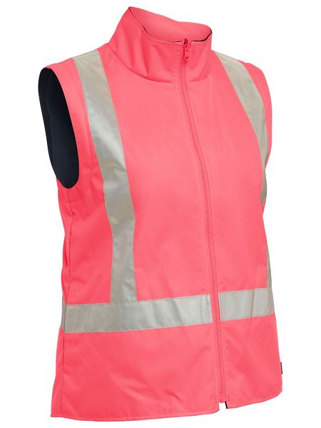 Bisley Hi Vis Ladies Taped 5 in 1 Rain Jacket (BISBKL6975)