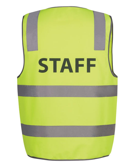 JB's Hi Vis (D+N) Safety Vest Print Staff (JBS6DNS6)