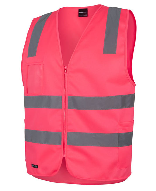 JB's Hi Vis (D+N) Zip Safety Vest (JBS6DNSZ)