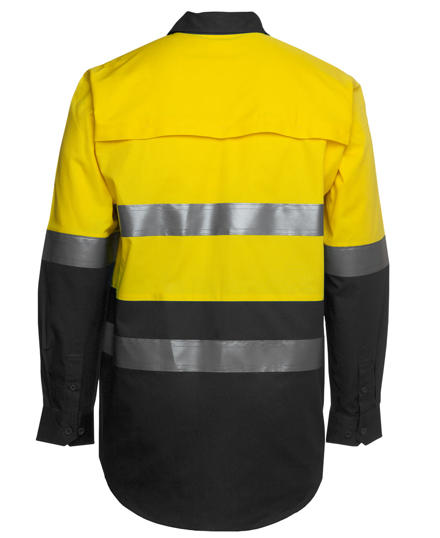 JB's Hi Vis (D+N) 150G Work Shirt Long Sleeve (Additional Colours) (JBS6DNWL)