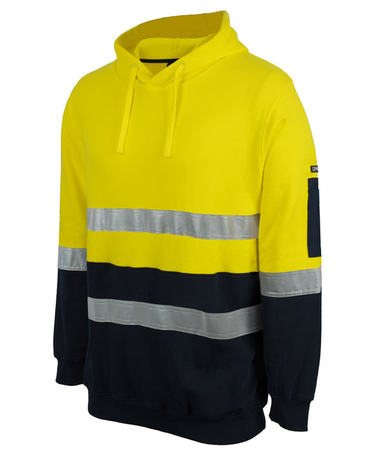 JB's Hi Vis (D+N) 310G Cotton Pull Over Fleece Hoodie (JBS6DVPM)