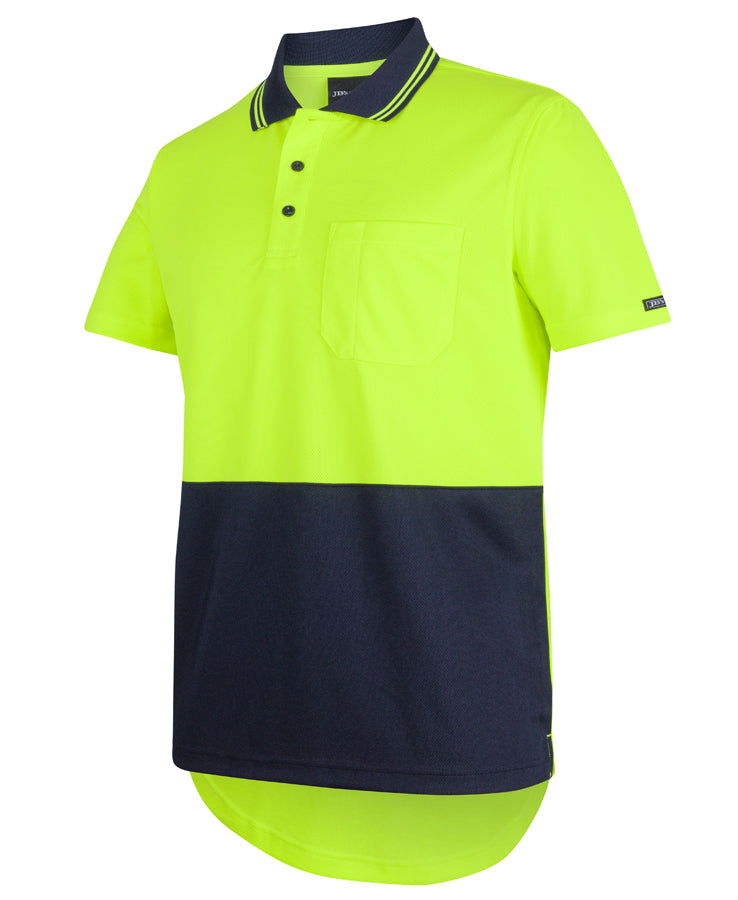 JB's Hi Vis Drop Tail Polo Short Sleeve (JBS6HDS)