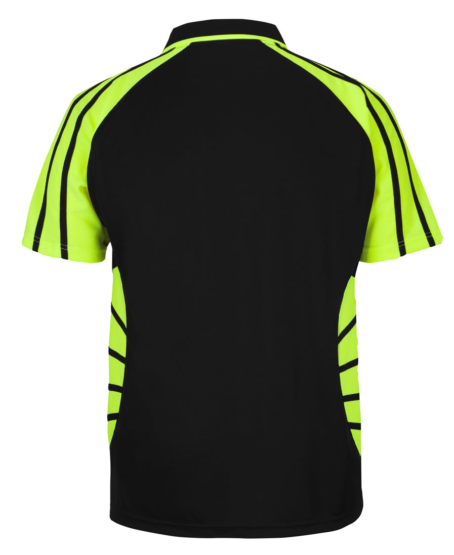 JB's Hi Vis Street Spider Polo Short Sleeve (JBS6HSSP) - Best Buy Trade Supplies
