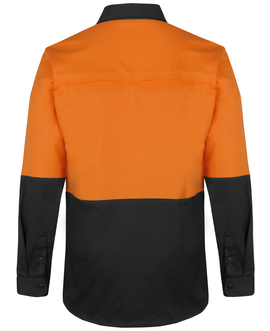 JB's Hi Vis 150G Stretch Work Shirt Long Sleeve (JBS6HSWL)