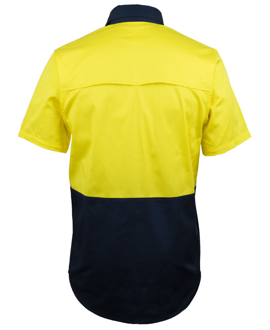 JB's Hi Vis Stretch Work Shirt Short Sleeve (JBS6HSWS)
