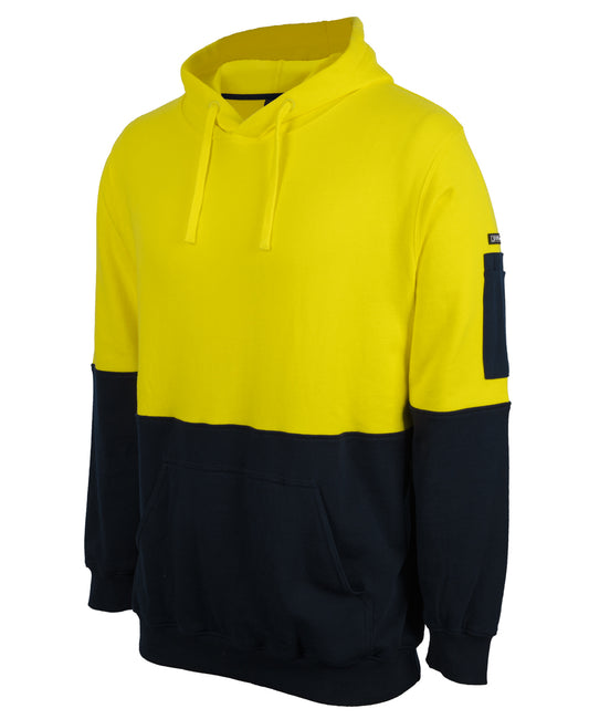JB's Hi Vis 310G Cotton Pull Over Fleece Hoodie (JBS6HVPM)