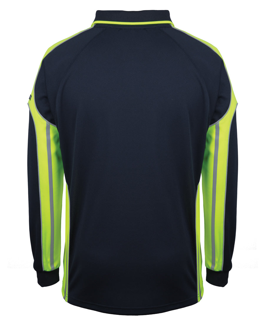 JB's Hi Vis Street Panel Polo Long Sleeve (JBS6SPPL) - Best Buy Trade Supplies