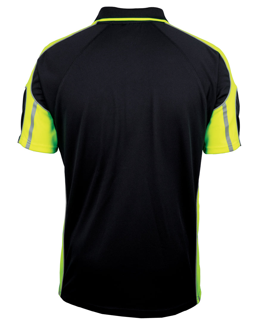 JB's Hi Vis Street Panel Polo Short Sleeve (JBS6SPPS) - Best Buy Trade Supplies