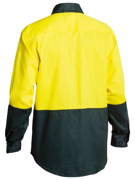 Bisley Hi Vis Drill Shirt Long Sleeve (BISBS6267)