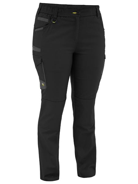 Bisley FLX & Move Ladies Stretch Canvas Elastic Waist Cargo Pants