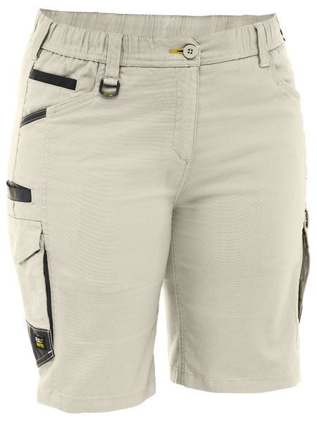 Bisley FLX & Move Ladies Elastic Waist Cargo Shorts