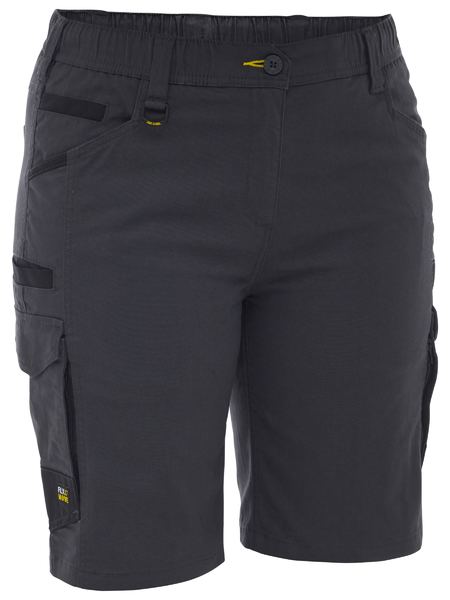 Bisley FLX & Move Ladies Elastic Waist Cargo Shorts
