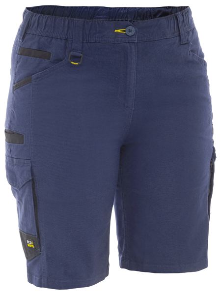 Bisley FLX & Move Ladies Elastic Waist Cargo Shorts