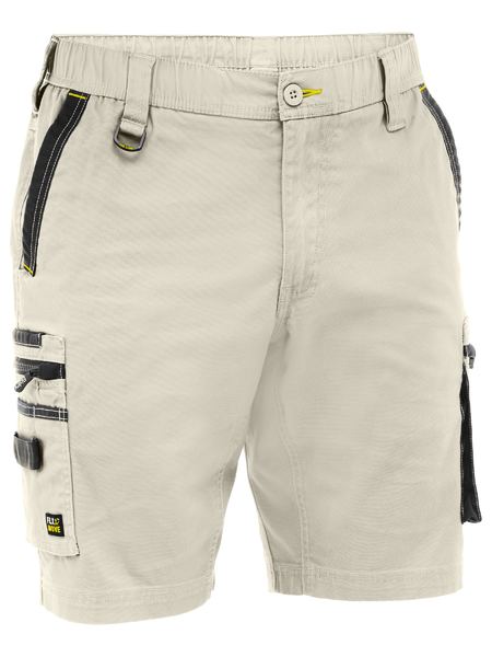 Bisley FLX & Move Elastic Waist Cargo Shorts (BISBSHC1338)