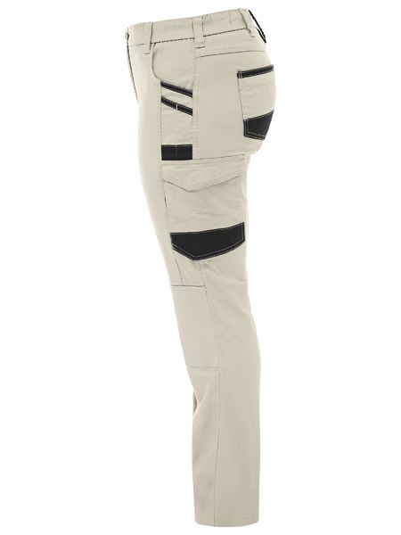 Bisley FLX & Move Ladies Stretch Canvas Elastic Waist Cargo Pants