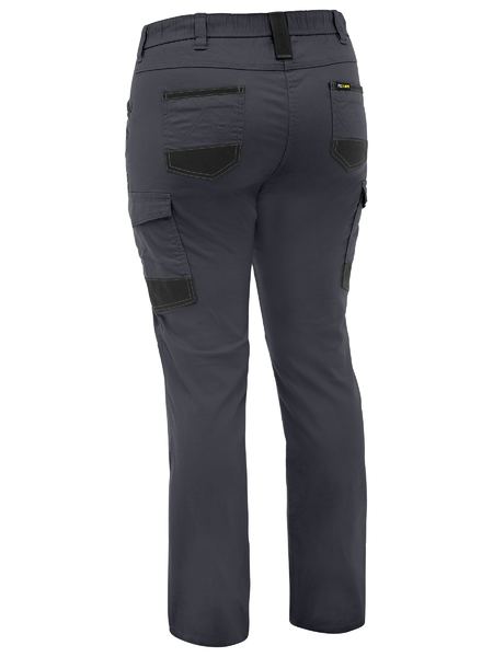 Bisley FLX & Move Ladies Stretch Canvas Elastic Waist Cargo Pants